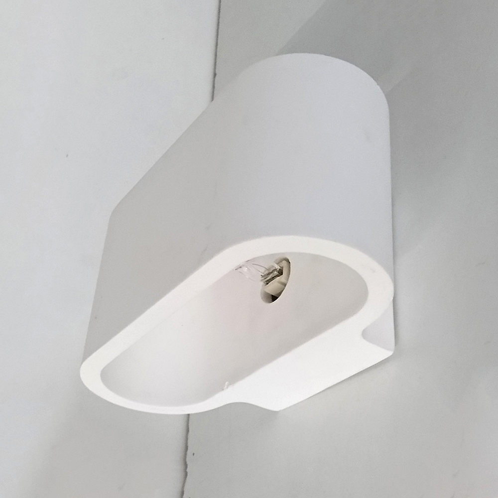 Details About White Oval Plaster Wall Light Modern Home Indoor Lighting Clearance Litecraft
