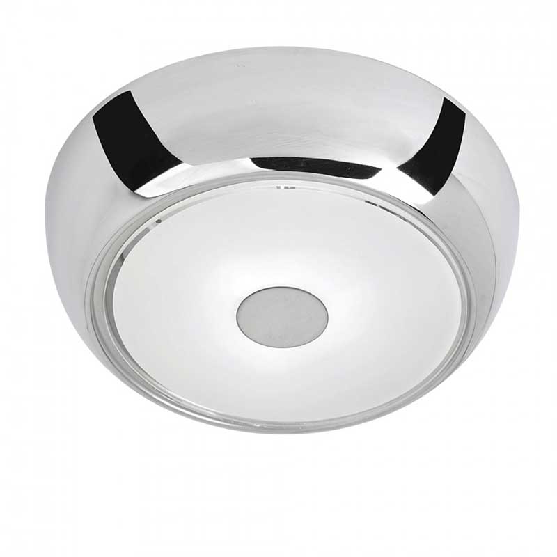 Details About Small Circular Flush Mounted Modern Ceiling Light Chrome Clearance Litecraft